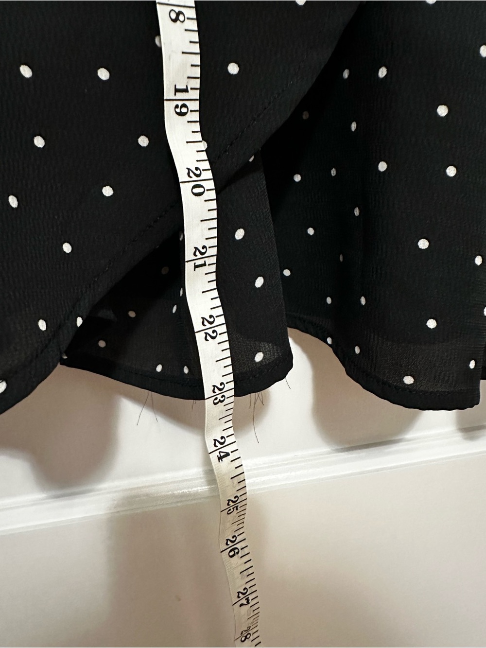 Lulu's Black Polka Dot Wrap Dress with Side Bow Detail - Picture 6 of 9